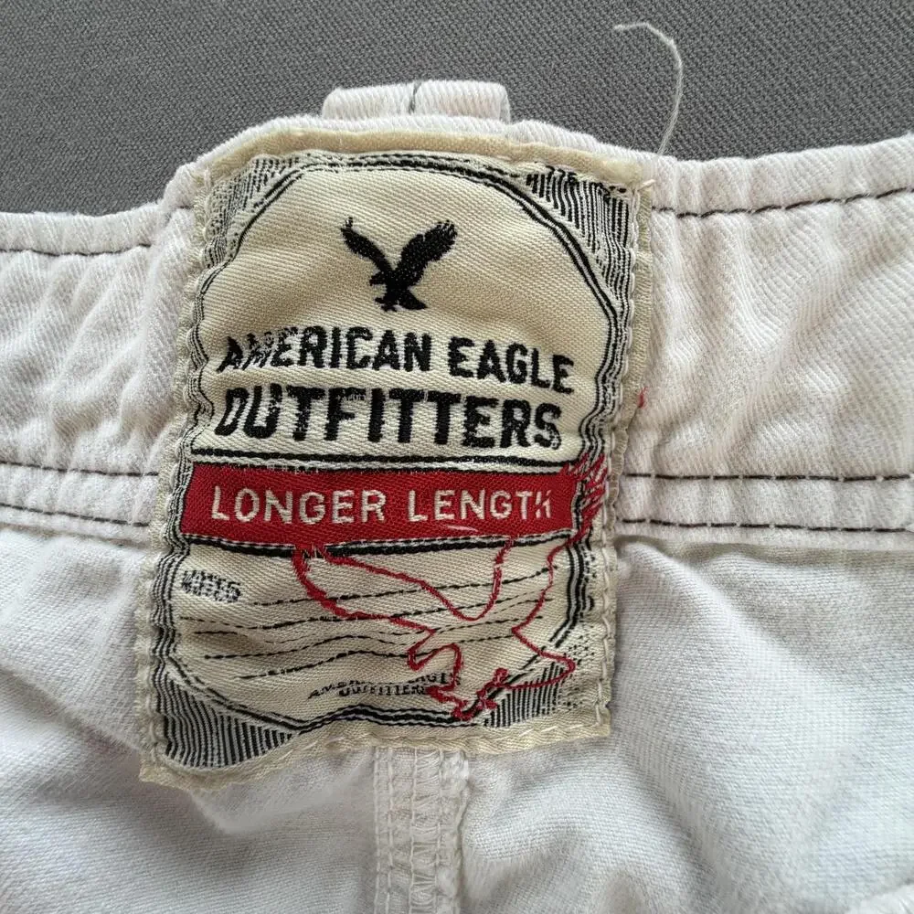 American Eagle Outfitters Cargo Shorts Mens 38 Beige 11 Inseam Longer Length